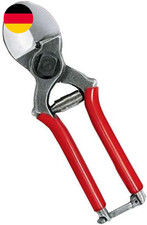 Baumschere Zweischneidig 20cm | Geh&auml;rteter Stahl | Sicherheitsverschluss | Profi