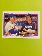 Nolan Ryan & Mike Scott - 1990 Fleer Super Star Specials 300 Strikeout Club #636