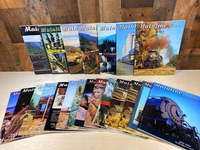 Vtg MAINLINE Modeler Trains Railroad Magazines 1991-1996 Lot of 20 Issues