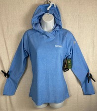 Image of Regatta Womens Montes Hoodie Size 8 Blue Pullover Top Long Sleeve NWT