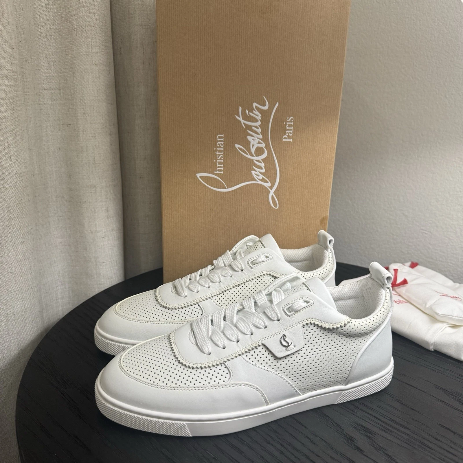 Christian Louboutin — Christian Louboutin Tutti Rui Donna Sneakers Leather White 37