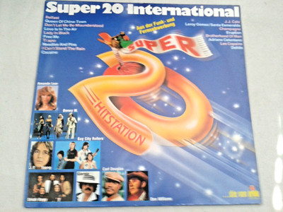LP Hitstation Super 20 International - Amanda Lear, Boney  M.  u.a.m. - 1978  B6