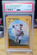2023 Topps X Bob Ross The Joy of Baseball - Grayson Rodriguez #93 Indian Yellow 