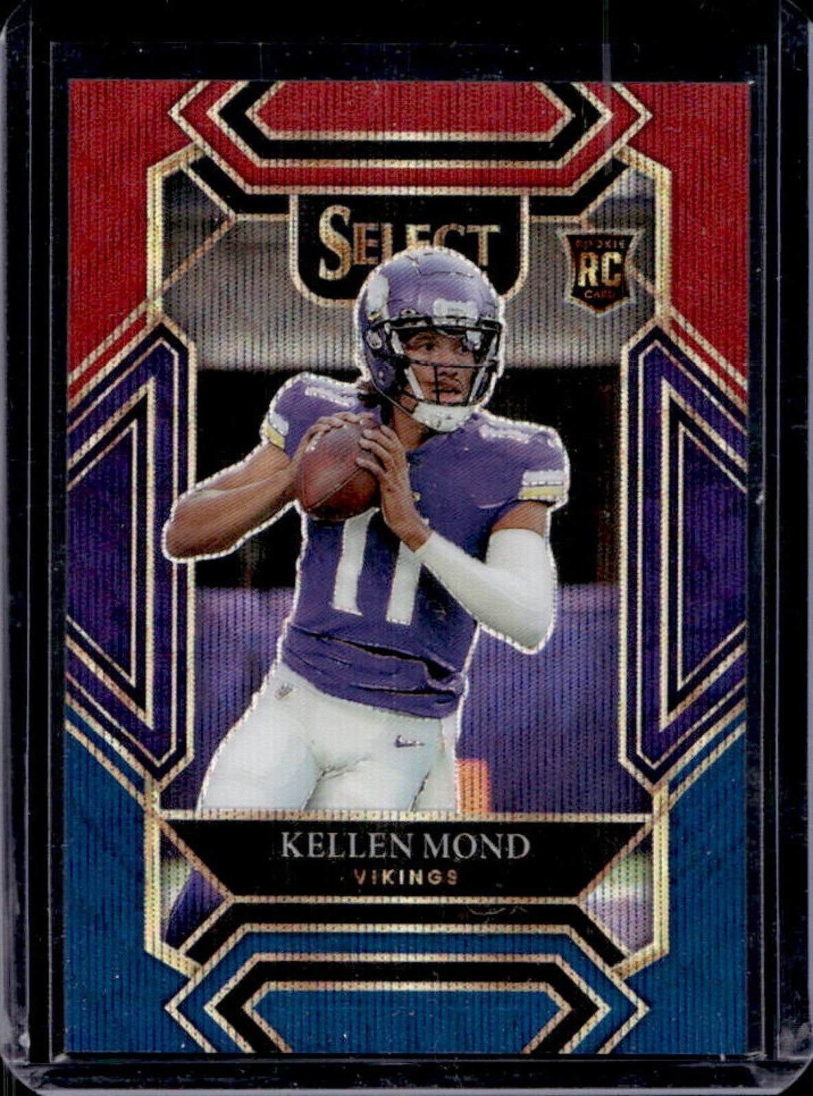2021 Select Kellen Mond RC Tri Color Prizm Club #102/149 Vikings