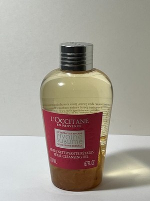 L'Occitane A L'Extrait De Pivoine Sublime With Peony Extract Petal Cleansing Oil