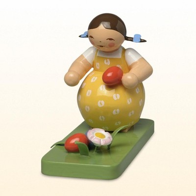 Wendt & Kühn Osterkinder Mädchen am Osternest 5240/8 Ostern ErzgebirgeFachhandel