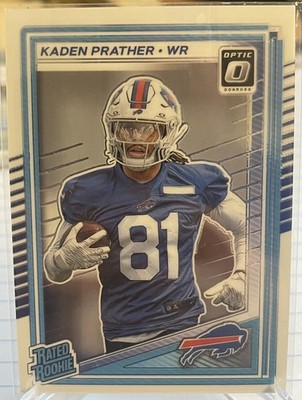2025 Donruss Optic #291 Kaden Prather Buffalo Bills Rookie