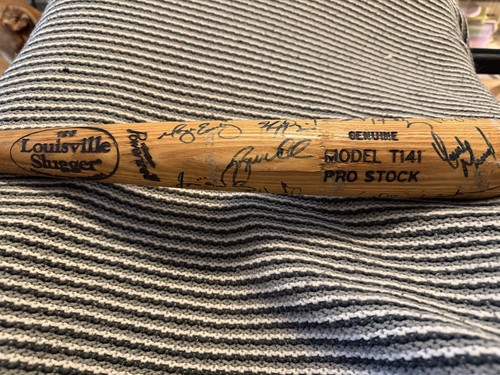 Game Used Baseball Bat Multiple Player Autos MLB Astros B-Jays Tigers Marlins FS