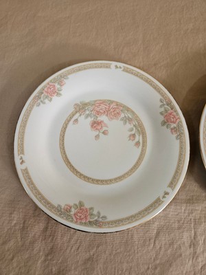 Vintage Crown Ming Bone China Christina Jian Shiang 2 Bread Salad Plates 7.5''
