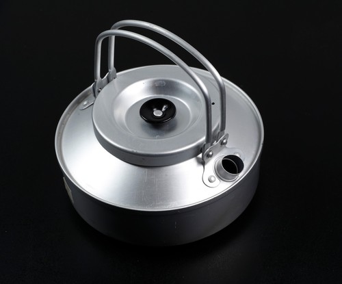 Lightweight Metal Camping Teapot / Kettle Made in Japan, Camp, Hiking, Cook