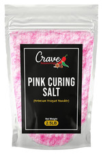 Crave Pink Curing Salt 1 2.5 LB JUMBO XL Bag - Prague Powder, Instacure 1- Mad