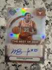 MADISON BOOKER - 2025-26 Bowman Best U Best Of '25 Refractor Auto Texas
