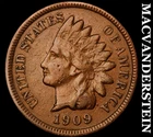 1909 Indian Head Cent - Scarce  Semi-key  Better Date  No Reserve  #J8258
