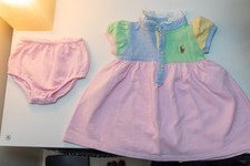 Vestito bambina Ralph Lauren con copri pannolino