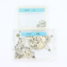 Assorted FHF Fontainemelon Cal. 25 Swiss Watch Parts For Restoration or Projects
