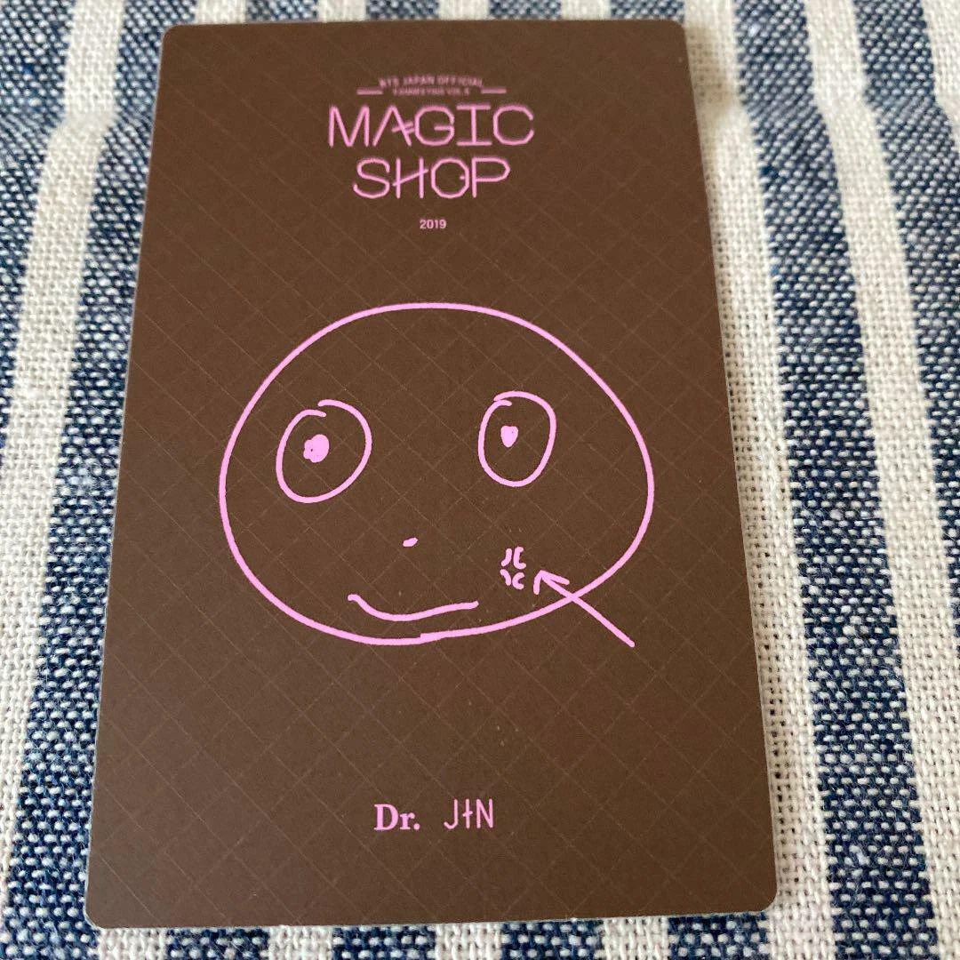 BTS JAPAN OFFICIAL FANMEETING VOL.5 MAGIC SHOP DVD Limited Photo Card JIN