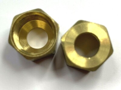 ANDERMET 700061-04 LF 761 1/4'' Lot Of 6 Pack COMPRESSION NUT LEAD FREE Brass