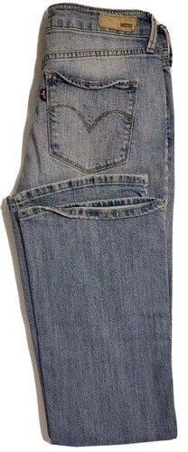 Levi's Demi Curve Mid Rise Boot Women Size 4 Blue Jean Pants Denim 4/27 |  eBay