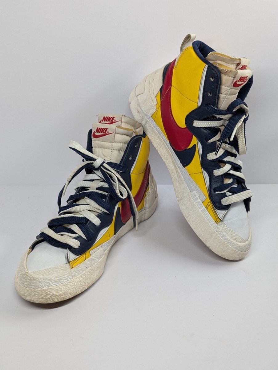 sacai x nike blazer mid navy