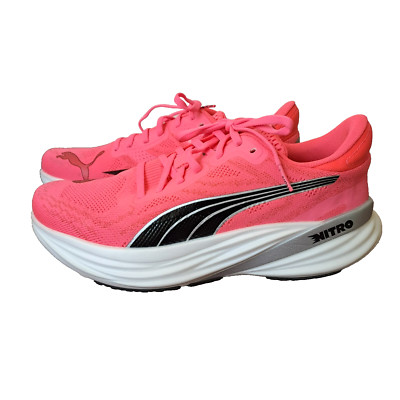 Puma Electrify Nitro 4 Shoes Womens Size 9.5 Glowing Red Athletic Sneakers