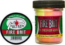 Pautzke PFBTGARWF Fire Bait Glitter Trout Bait Garlic Wildfire 1.5 oz