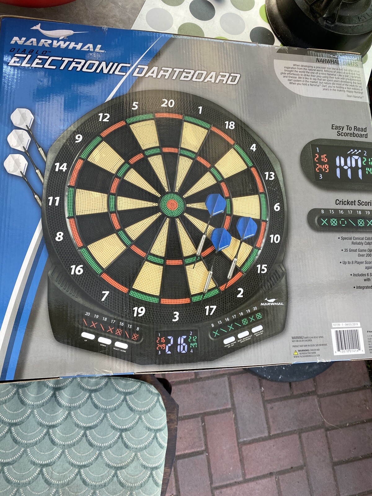 narwhal electronic dartboard