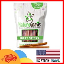 High Protein Beef Pizzle Sticks - 10 Count Long-Lasting Chews for Small Breeds