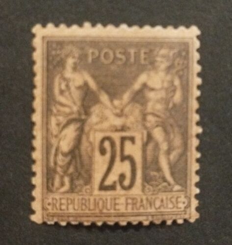 TIMBRE FRANCE TYPE SAGE N 97 NEUF** ULTRA RARE SIGNE COTE +180€ #278 - Picture 1 of 4