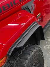 Se adapta a camioneta Jeep Gladiator guardabarros brotes 4 piezas 2020-2023 negro mini estilo