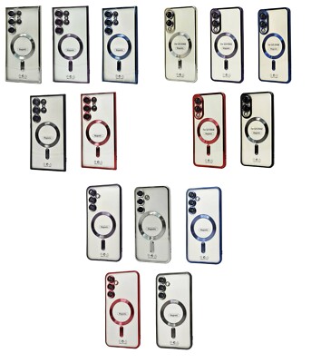 Lot of 5 Electroplated TPU Case for Samsung Galaxy S21/S22/S23/S24/S25 Series