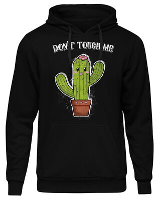 Don´t touch me Herren Kapuzenpullover | Kaktus Dont Fass mich nicht an Spruch