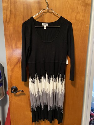 Dress Barn XLG Scoop Neck Soft Knit Sweater Dress Fall/Winter Day/Evening | eBay Dress Barn XLG Scoop Neck Soft Knit Sweater Dress Fall/Winter Day/Evening | eBay