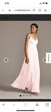 Davids Bridal Petal Pink Size 0 bridesmaid dress