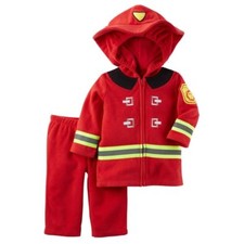 NEW Carter's Baby Boy Costume RED FIRE MAN 12 MONTH Fire Fighter FIREMEN 538