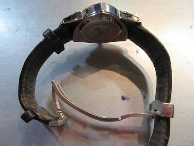 HAMILTON VENTURA H244110 Quartz Watch Black Silver Used with Box F/S