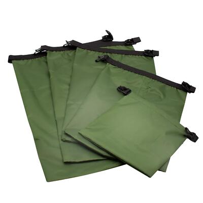 Set of 5 Sizes Roll Top Waterproof Dry Bag Kit Storage Compression Bag Sack P...