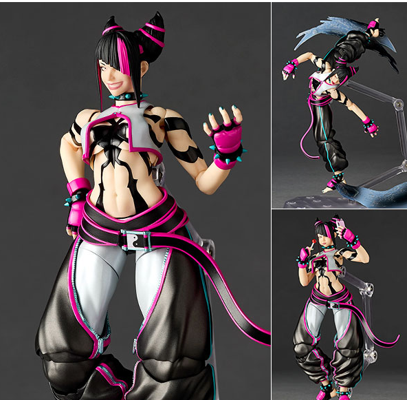 REVOLTECH Amazing Yamaguchi JURI フィギュア Revoltech Amazing Yamaguchi Street Fighter 6 Juri Figure Kaiyodo