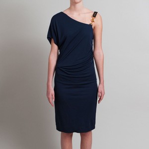 gucci navy blue dress