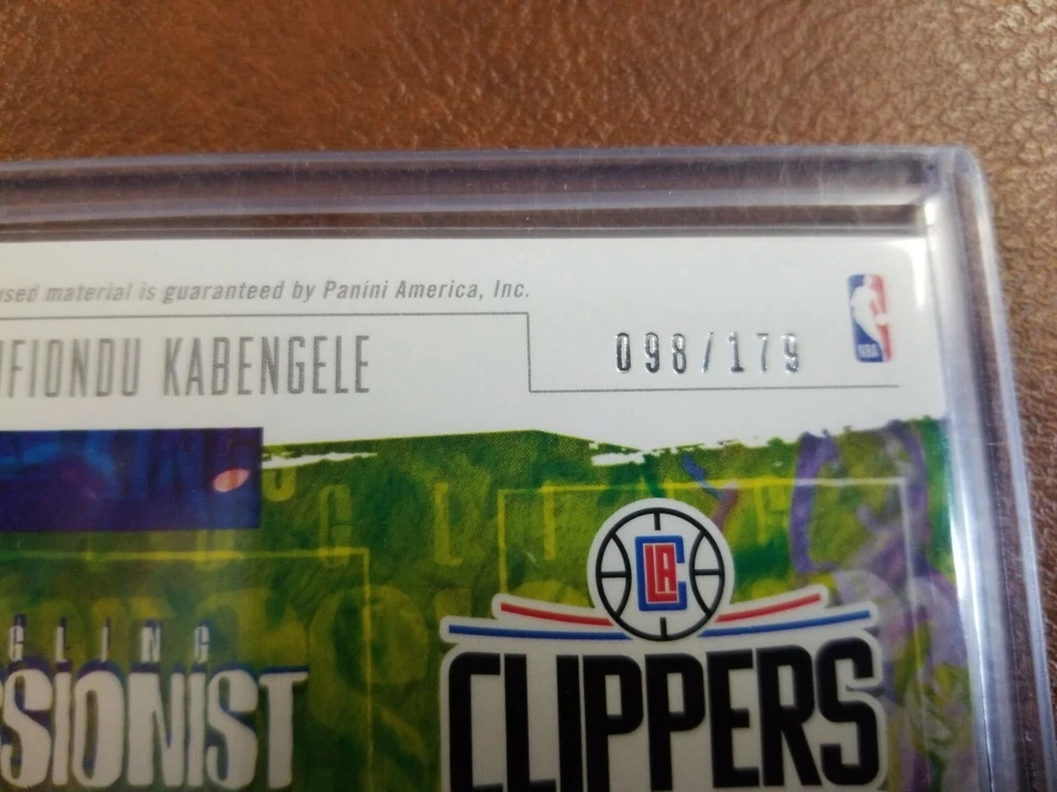 2019-20 Court Kings Fledgling Expressionist Memorabilia Mfiondu Kabengele 98/179 - Image 3 of 3