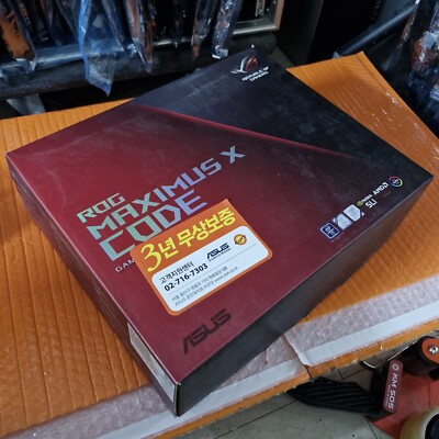 ASUS ROG MAXIMUS X CODE : LGA1151 Z370 DDR4 ATX , OPEN/Full Box