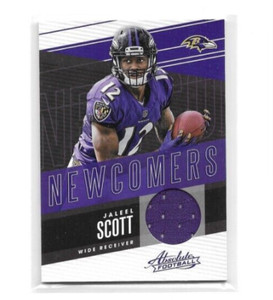 2018 Panini Absolute Football Jaleel Scott #NC-JS PSA 8.5