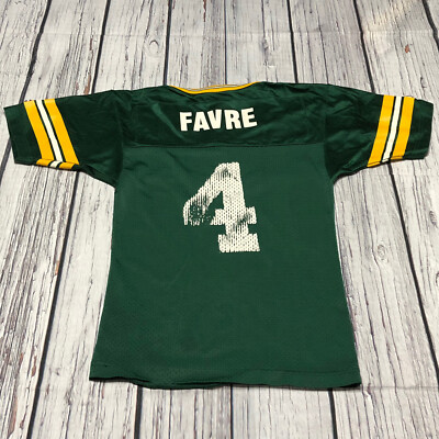 Vintage Youth Small USA Champion Green Bay Packers Brett Favre #4