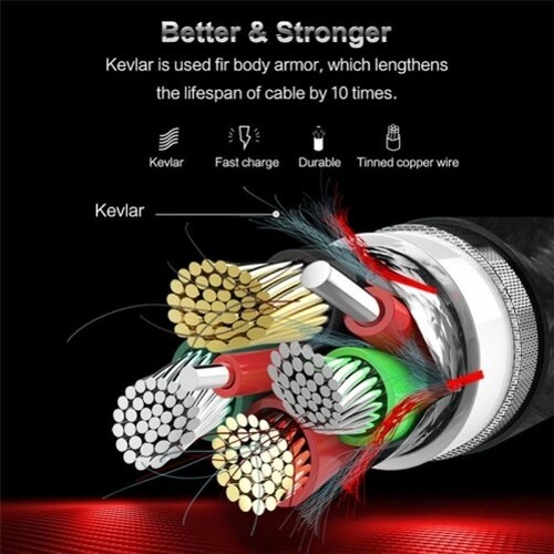 Type-C 10ft USB Cable Charger Cord Power Wire USB-C for Cell Phones - Picture 5 of 10