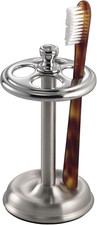 Idesign Steel Toothbrush Holder Stand the York Collection   Four Divided Compart