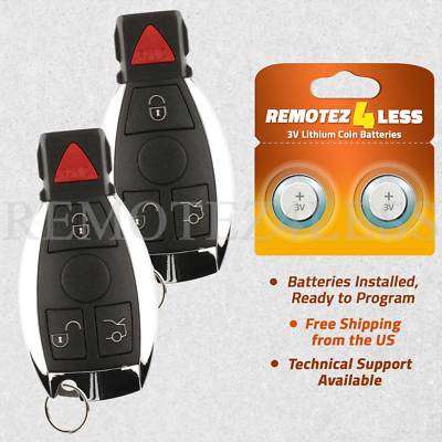 2 For 2007 2008 2009 2010 S550 SL550 SLK350 Keyless Entry Remote Car Key Fob