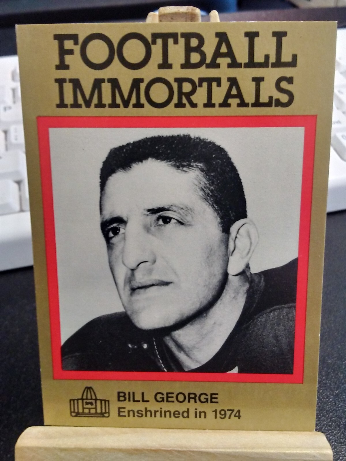 198588 Football Immortals 24 Bill Chicago Bears eBay