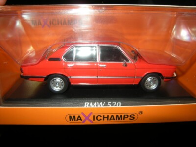 1:43 Maxichamps BMW 520 E12 1972 red/rot in OVP