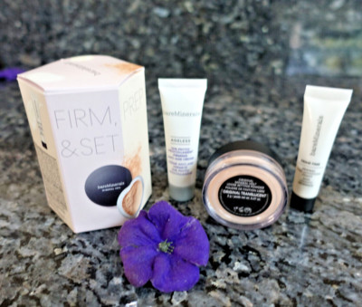 BareMinerals firm, prep, & set Kit new in box