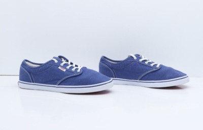 VANS Atwood Low Gebraucht EU 40,5 UK 7 US 9,5 (Cod.CS418) Blau Damen
