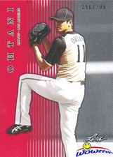 SHOHEI OHTANI 2018 Leaf Premier Rookie #PR3 RED PARALLEL RC #/200 MINT Angels